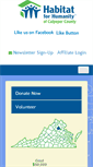Mobile Screenshot of culpeperhabitat.org